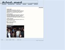 Tablet Screenshot of klot.net